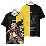 Genshin Impact Cartoon Kids T-Shirt – Unisex Short Sleeve Summer Tee for Boys & Girls thumbnail 8