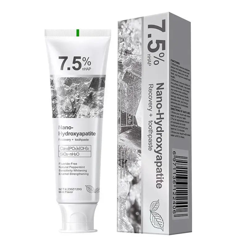 7.5% Hydroxyapatite Probiotic Whitening Toothpaste 120g – Enamel Repair & Breath Freshening for Adults
