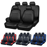 All Season Quilted PU Leather Car Seat Cover Set – Full Surround Waterproof Universal Fit for Sedan, SUV & Pick-Up Truck thumbnail 1
