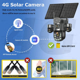 20MP 4-Lens Solar 4G Outdoor Security Camera with 60X Optical Zoom & Auto Tracking thumbnail 5