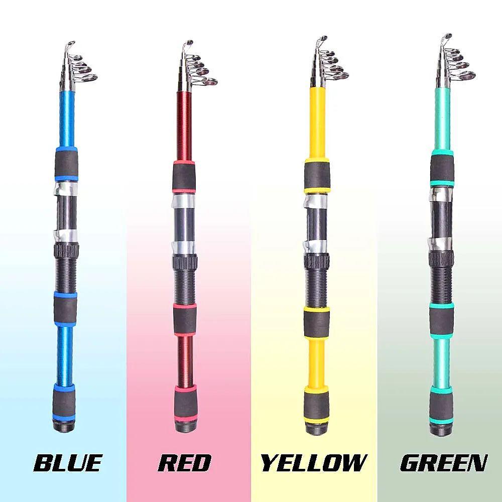 SantaKing Spinning Fishing Rod & Reel Combo – Telescopic Rods 1.8M / 2.1M / 2.4M with 5.2:1 3BB Reel, Max Drag 5kg