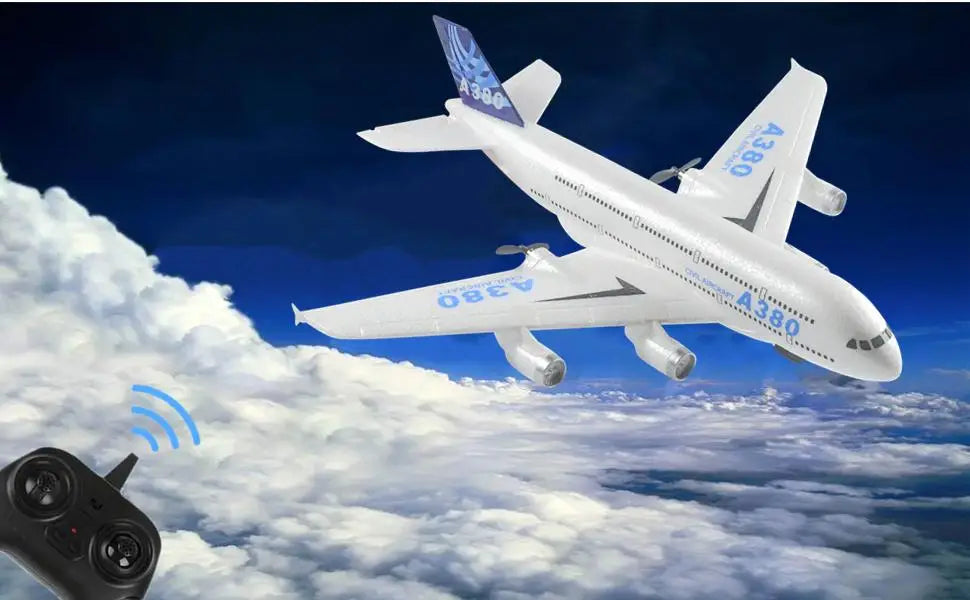 A380 Airbus RC Airplane – 2.4GHz Foam Fixed Wing RC Plane Easy Fly RTF Model
