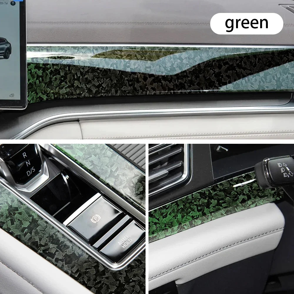 Carbon Fiber Vinyl Wrap Film Waterproof Glossy Self Adhesive Car Sticker Roll 150cm PVC Auto Body Protection Decal