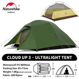 Naturehike Upgraded Cloud Up 3-Person Tent – Ultralight, Waterproof & Built for Every Adventure thumbnail 20