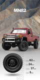 MN82 LC79 1:12 Retro 4WD RC Pickup Truck with LED Lights – Professional Remote Control Off-Road Model thumbnail 12