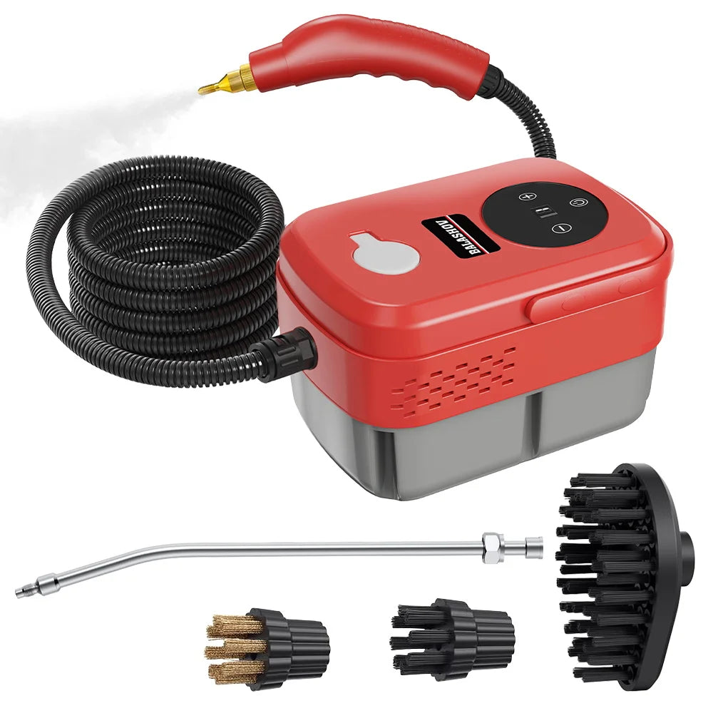 2500W High-Temperature Handheld Steam Cleaner for Home, Car, Kitchen, and More