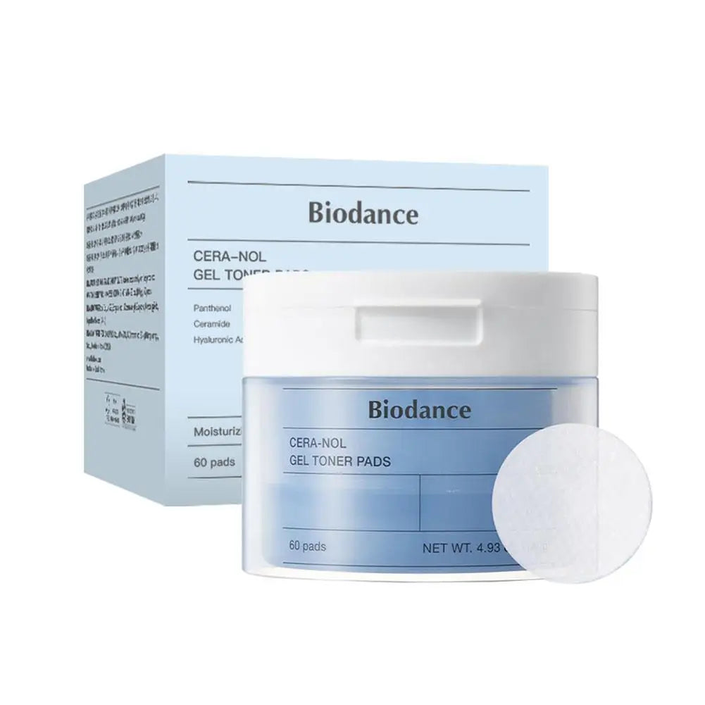 Korean Biodance Collagen Cotton Tablets – Elastic Firming Pore Moisturizing & Calming Facial Pads (60 Pads)