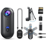 4K Mini Body Camera 1080P Wearable Recorder with 128GB Support and Rotatable Clip thumbnail 7