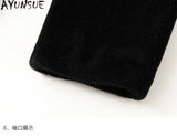 Men’s Winter Sheep Shearing Wool Jacket with Mink Fur Collar – Mid-Length Casual Coat thumbnail 21