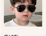 Kids Metal Oval Sunglasses – Cute Fashion Mirror Lens UV Protection for Boys & Girls thumbnail 15