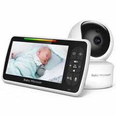 Babystar 5" Video Baby Monitor with Remote Pan-Tilt-Zoom Camera and Two-Way Audio