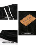 Men’s Corduroy Casual Pants Loose Fit Baggy Streetwear Trousers with Drawstring thumbnail 6