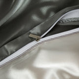 Silk Bed Sheets Set Luxury Bedding with Duvet Cover, Fitted/Flat Sheet & Pillowcases – King, Queen, Full, Twin thumbnail 3