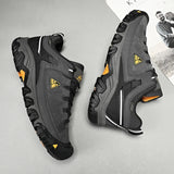 HIKEUP Men’s High-Quality Hiking Shoes – Durable Leather Climbing & Outdoor Walking Sneakers thumbnail 38