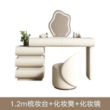 Mirror Drawers Vanity Table with Chair – Modern Bedroom Makeup Storage Organizer thumbnail 29