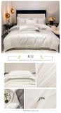 Luxury 100% Egyptian Cotton Bedding Set – Duvet Cover & Pillowcases, Soft Bed Linen for Double, Queen, King Size Beds thumbnail 35