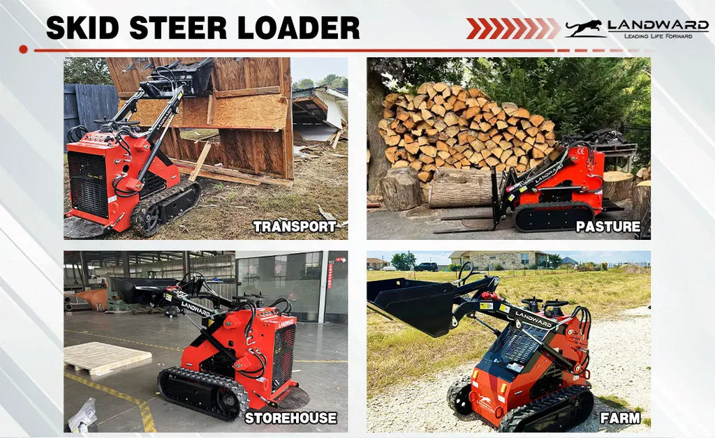 Crawler Skid Steer Loader – Multifunctional Compact Track Loader, Front-End Loader, Customized Chinese Skid Steer