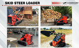 Crawler Skid Steer Loader – Multifunctional Compact Track Loader, Front-End Loader, Customized Chinese Skid Steer thumbnail 20