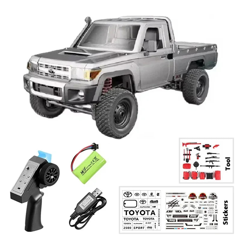 MN MODEL 1:12 RC Toyota Land Cruiser LC79 Rock Crawler MN82S Off-Road Pickup Truck