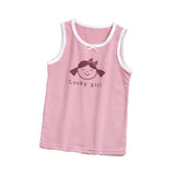 Girls’ Summer Tank Tops – Cartoon Cotton Camisoles, Ages 3-8 thumbnail 23