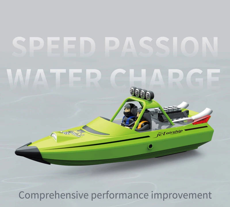 TY725 RC Turbojet High-Speed Remote Control Boat – Adult & Kids Electric Jet Boat Toy with Low Battery Alarm