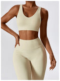 Seamless 2-Piece Women’s Yoga Set – Fitness Leggings & Sports Bra Workout Suit thumbnail 37