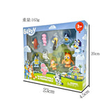 Bluey Family 8-Piece Figurine Set – Bingo & Friends Movable Action Figures Toy thumbnail 6