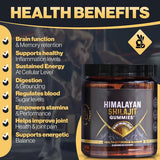 Himalayan Shilajit Gummies with Sea Moss & Ashwagandha – 30 Count Bottle for Heart, Brain & Cellular Support thumbnail 4