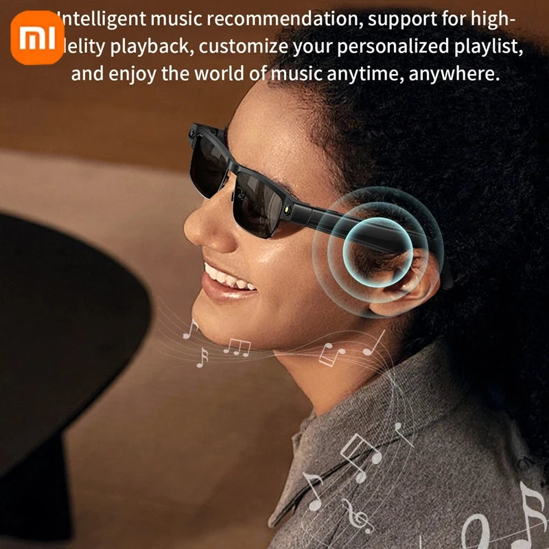 Xiaomi 2025 Smart Glasses – Men’s & Women’s Bluetooth Sunglasses with Voice Control and MR Holographic Display