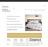 Five-Star Hotel Style Goose Down Duvet – Warm Winter Quilt for Single & Double Beds – Soft Quilted Polyester Comforter 150x200cm to 200x230cm thumbnail 20