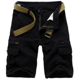 Men’s Vintage Denim Cargo Shorts – Distressed Knee-Length Summer Shorts thumbnail 10