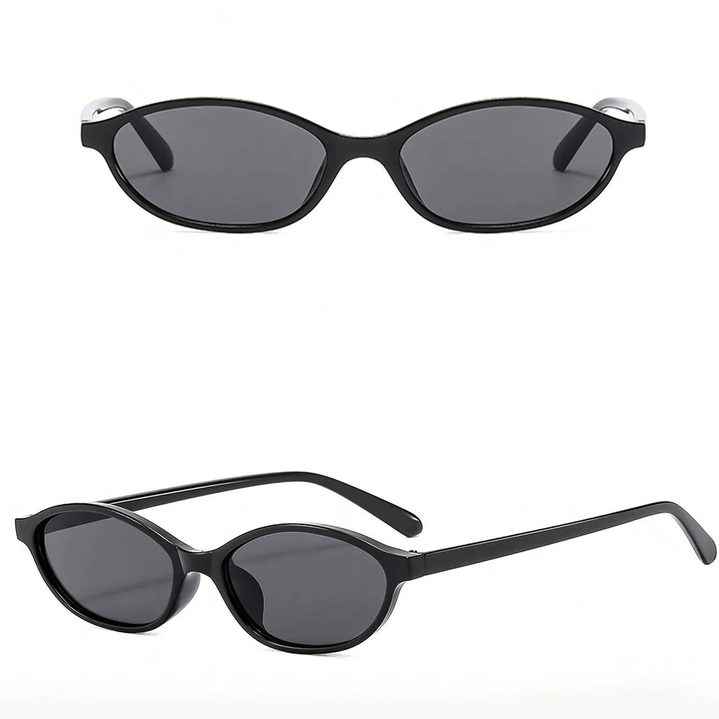 Stylish Women’s Oval Fashion Sunglasses – Small Frame UV400 Everyday Glasses