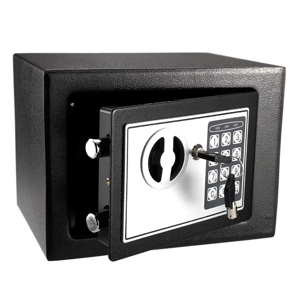 Electronic Digital Keypad Lock Safe – All Steel Security Box for Home & Office