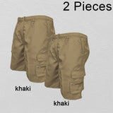 Men’s Casual Cargo Shorts with Big Pockets – Loose Fit Safari Style (Spring/Summer) thumbnail 12