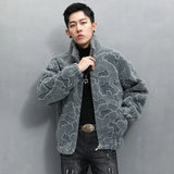 Nature Wool Men’s Real Fur Shearling Coat – Winter Leather Jacket, Loose Fit, Short Style thumbnail 30