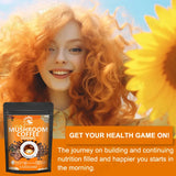Mushroom Coffee With 11 Superfood Mushrooms including Lion's Mane, Reishi, Chaga, Cordyceps For Energy, Focus, Memory & Immunity thumbnail 8