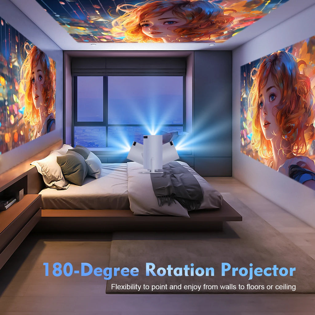 Magcubic HY300 Pro 4K Android 11 Projector – Dual WiFi6, BT5.0, 1080P Home & Outdoor Cinema