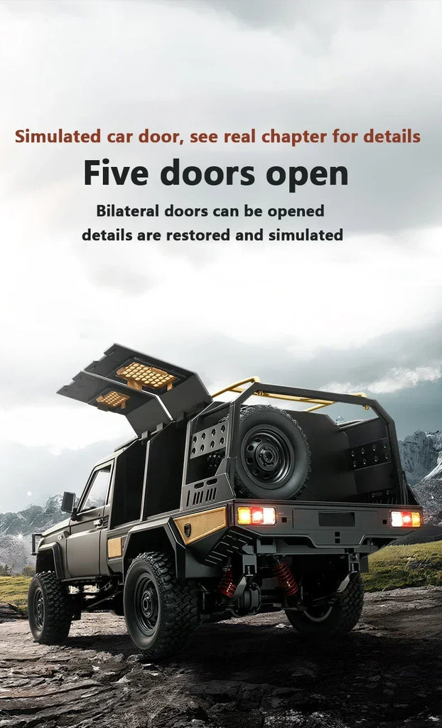 MN MODEL 1:12 RC Toyota Land Cruiser LC79 Rock Crawler MN82S Off-Road Pickup Truck