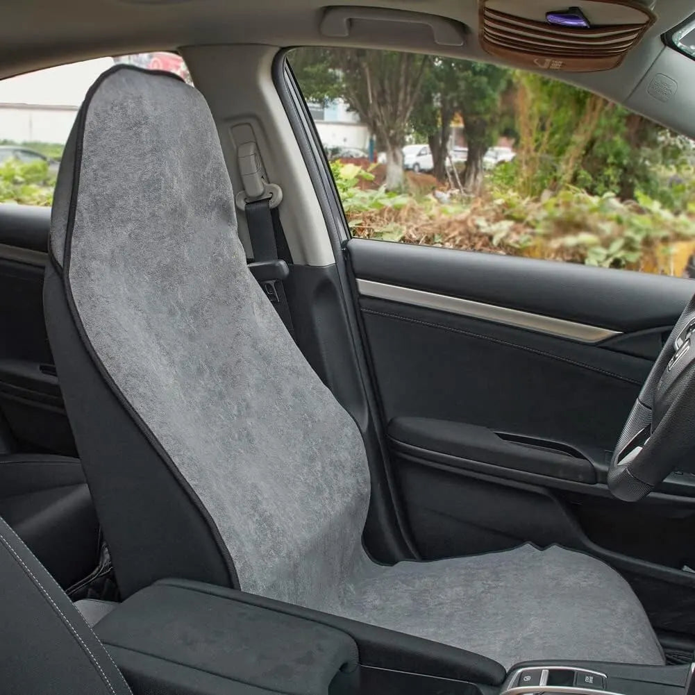 Waterproof Sweat Towel Car Seat Cover – Universal Anti-Slip Bucket Seat Protector for Gym, Running, Swimming & Beach