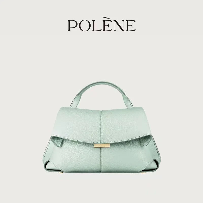 Women’s Pleated Faux Leather Handbag – Luxurious Texture Shell Shoulder Bag