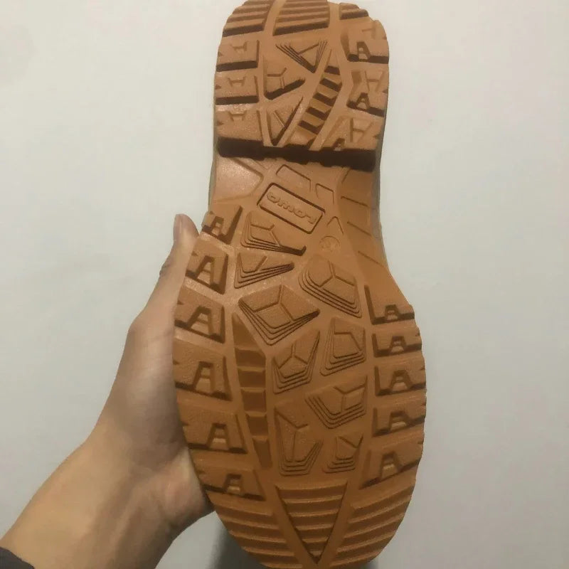 Men’s Outdoor Hiking Shoes – Anti-Slip Climbing Shoes, Size 40–47 | Breathable Suede & Rubber Sole