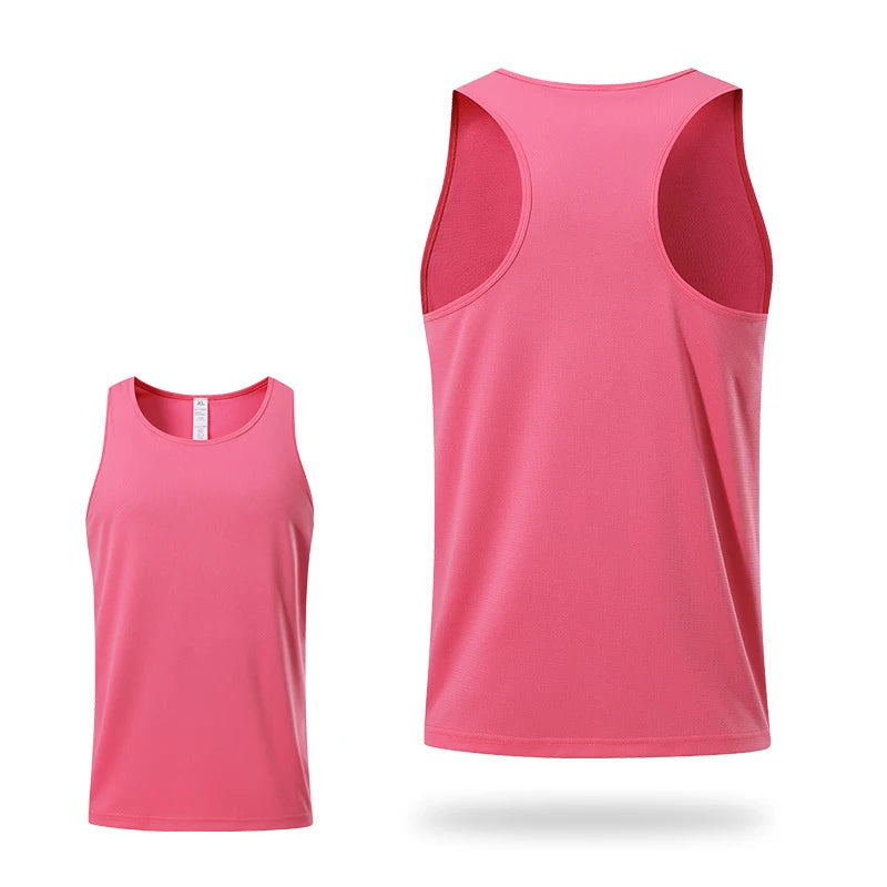 Men’s Quick Dry Sports Vest – Sleeveless Running, Training & Basketball Fitness Top