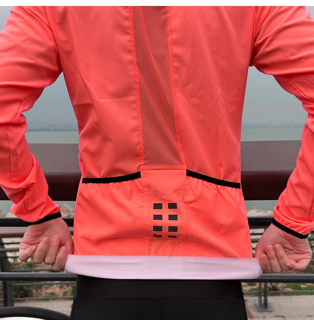 WOSAWE Women's Waterproof Cycling Windbreaker Jacket