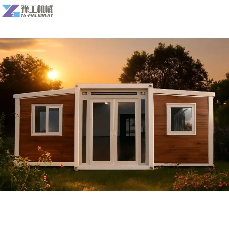 20ft Double Wing Expandable Container House – Modern Prefabricated Mobile Home