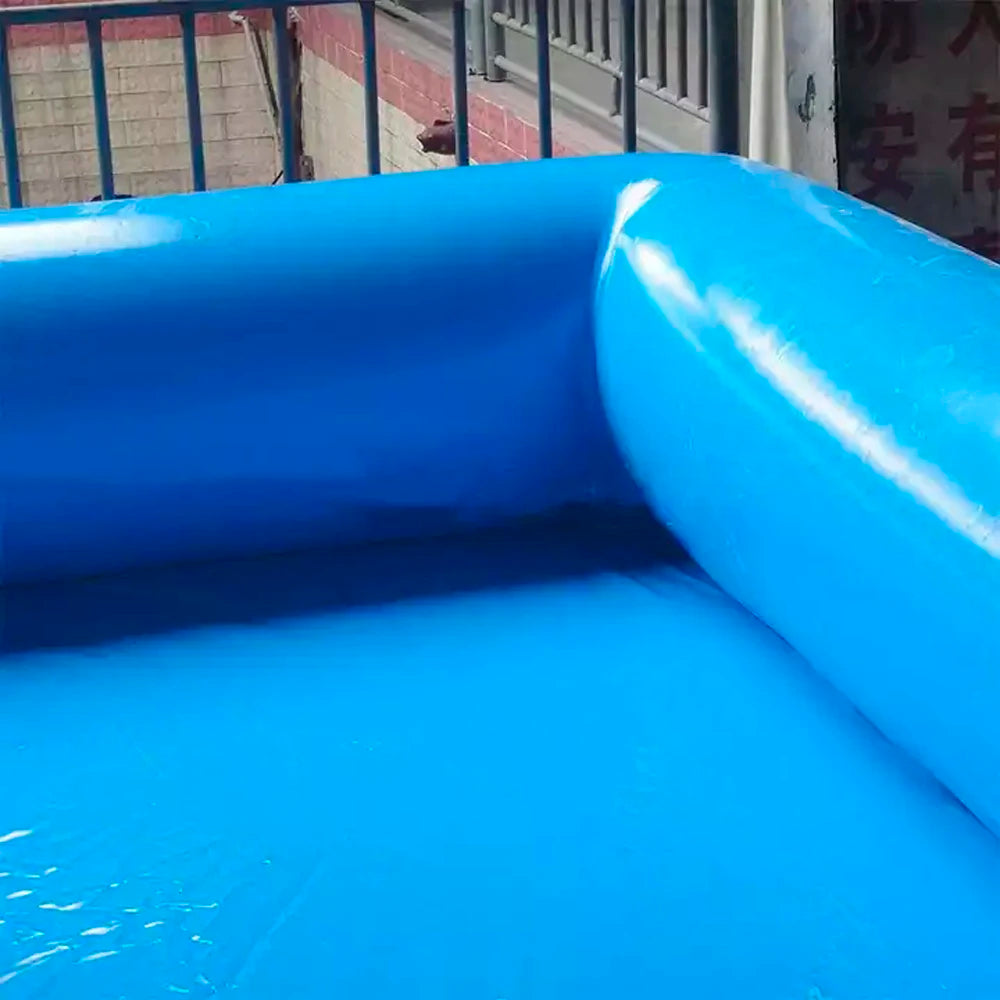 Square Inflatable Swimming Pool & Water Zorb Ball Pool – Heavy Duty PVC Outdoor Fun