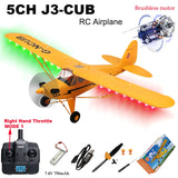 Hot Sale RC Plane RTF 2.4G Brushless Motor 3D/6G Remote Control Airplane Wltoys A160 Upgraded J3-CUB Ready To Fly thumbnail 10