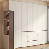 Luxury Nordic Modern Metal Wardrobe with Storage Drawers – Adult Bedroom Closet Furniture thumbnail 4
