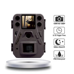 BolyGuard BG330 18MP HD Trail Camera – 1080P Video, 0.7s Trigger, Invisible 940nm Night Vision, IP65 Waterproof