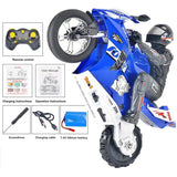 RC Stunt Motorcycle Car 1/6 High-Speed Remote Control Motorbike Toy for Kids thumbnail 8
