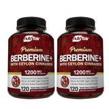Premium Berberine HCL 1200mg with Ceylon Cinnamon – Blood Sugar Support & Heart Health – 120 Capsules thumbnail 13